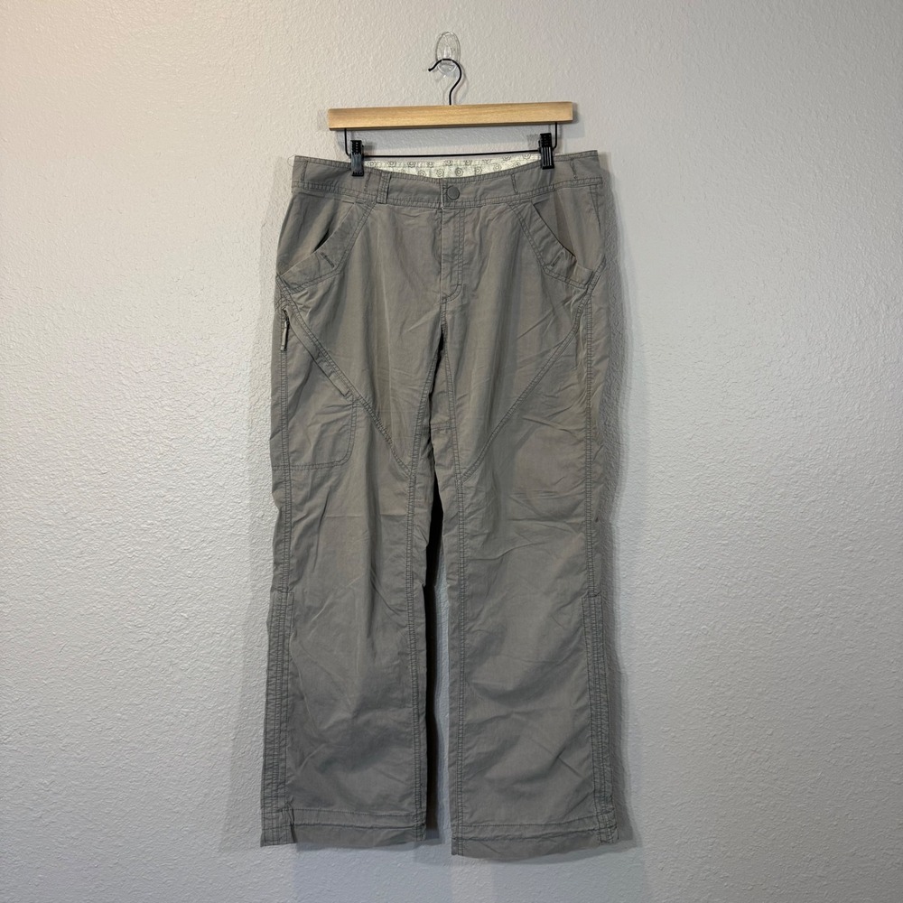 The North Face TNF Women's Size 14 Gray Lightweight Cargo Utility Hiking Pants